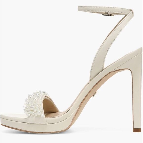 Sam Edelman  Rhinestone Ankle Strap Sandal  9.5M - Picture 8 of 10